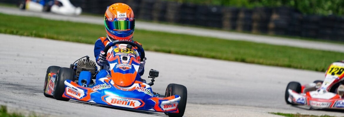 Enzo Vidmontiene conquista pódio e amplia liderança no Campeonato Norte-Americano de Kart