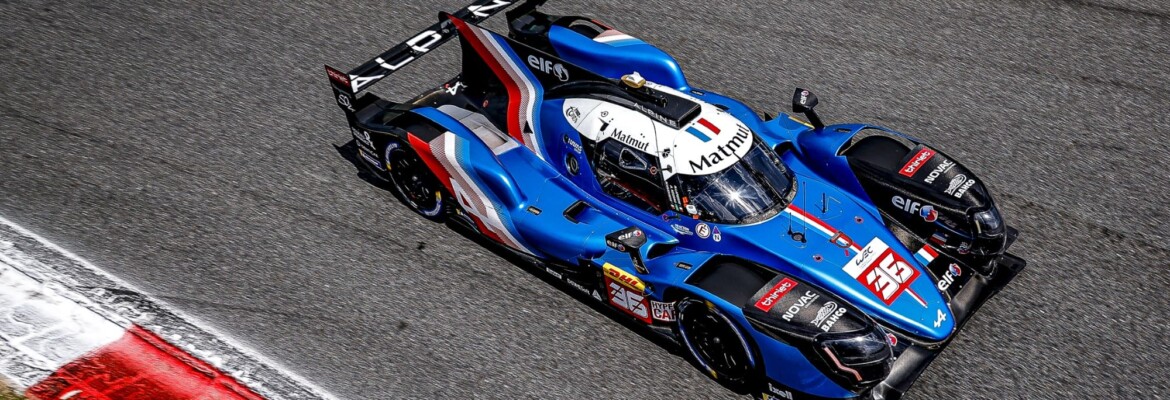 Com brasileiro no time, Alpine se coloca no top-3 nos treinos do WEC