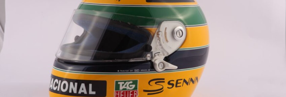 Capacete original de Ayrton Senna estará em exposição na inauguração de loja LEGO® em São Paulo