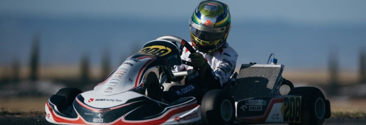 Após aprendizado no Europeu de Kart, Miguel Costa espera voltar com tudo para o WSK em setembro