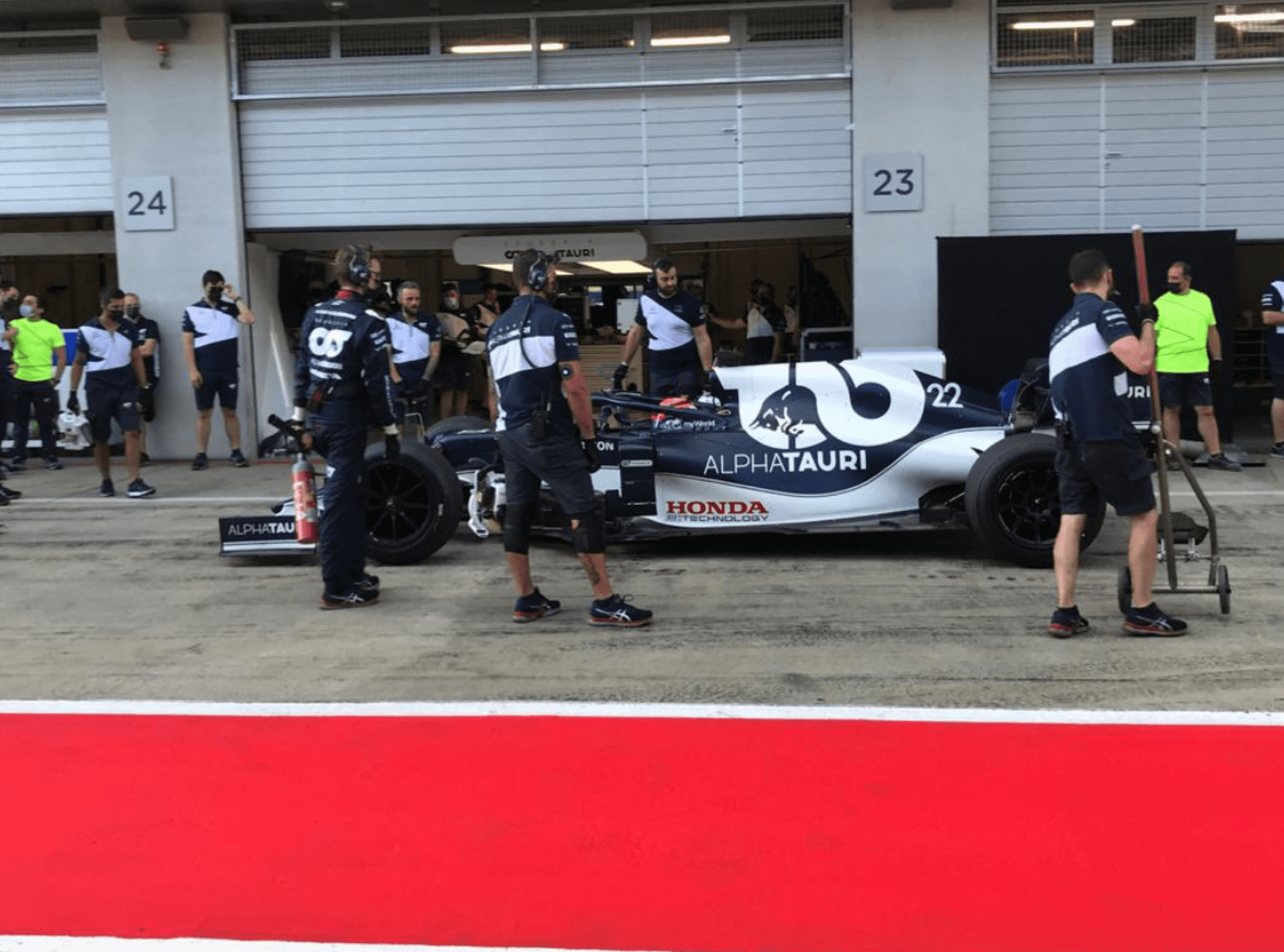 AlphaTauri - Teste Pirelli F1 2021 - Áustria