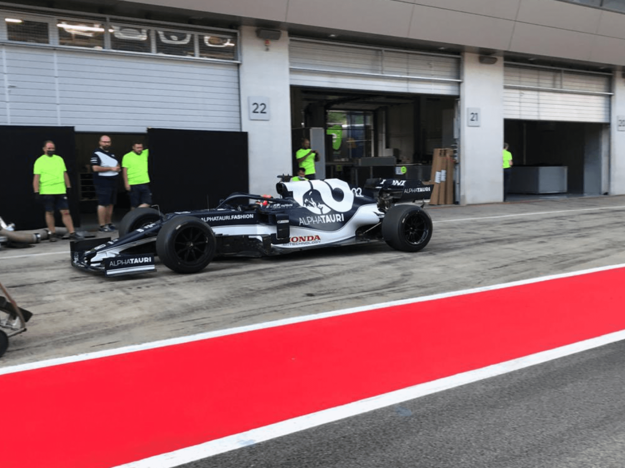 AlphaTauri - Teste Pirelli F1 2021 - Áustria