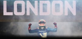 Vídeo: Chefe da Mahindra cai em comemoração de vitória de Lynn na FE em Londres