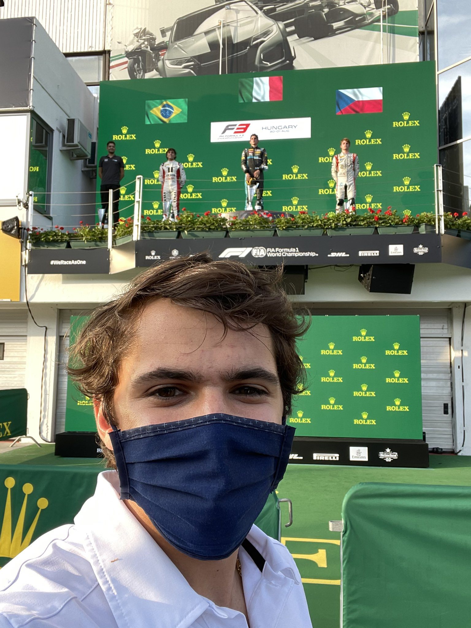 Pietro Fittipaldi comemora pódio de Enzo na Fórmula 3 na Hungria: “Pilotou muito” Enzo Fittipaldi Fórmula 3 Hungria