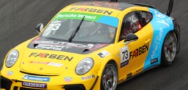 Enzo Elias é segundo lugar em Interlagos na Porsche Carrera Cup