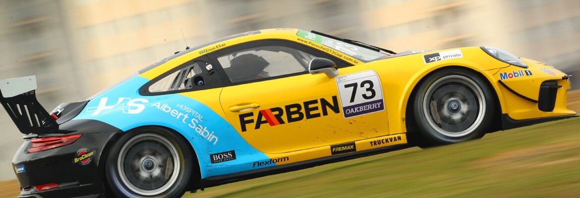 Enzo Elias é sexto em Interlagos pela Porsche Carrera Cup