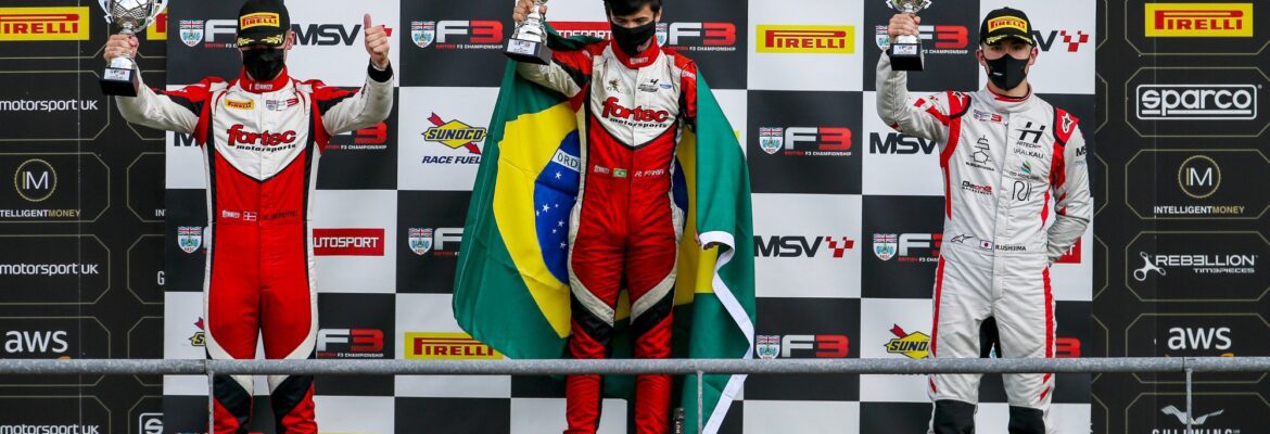 Roberto Faria conquista vitória inédita na F3 Britânica em Spa