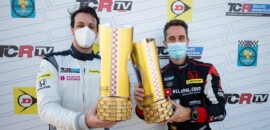 Jose Mauel Sapag e Esteban Guerrieri anotam a pole do TCR South America com o Honda Civic em Curitiba