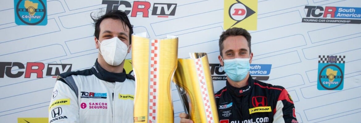 Jose Mauel Sapag e Esteban Guerrieri anotam a pole do TCR South America com o Honda Civic em Curitiba