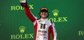 Enzo Fittipaldi leva Brasil ao pódio com 2º lugar na etapa da Hungria de F3