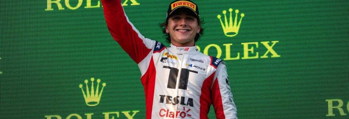 Enzo Fittipaldi leva Brasil ao pódio com 2º lugar na etapa da Hungria de F3