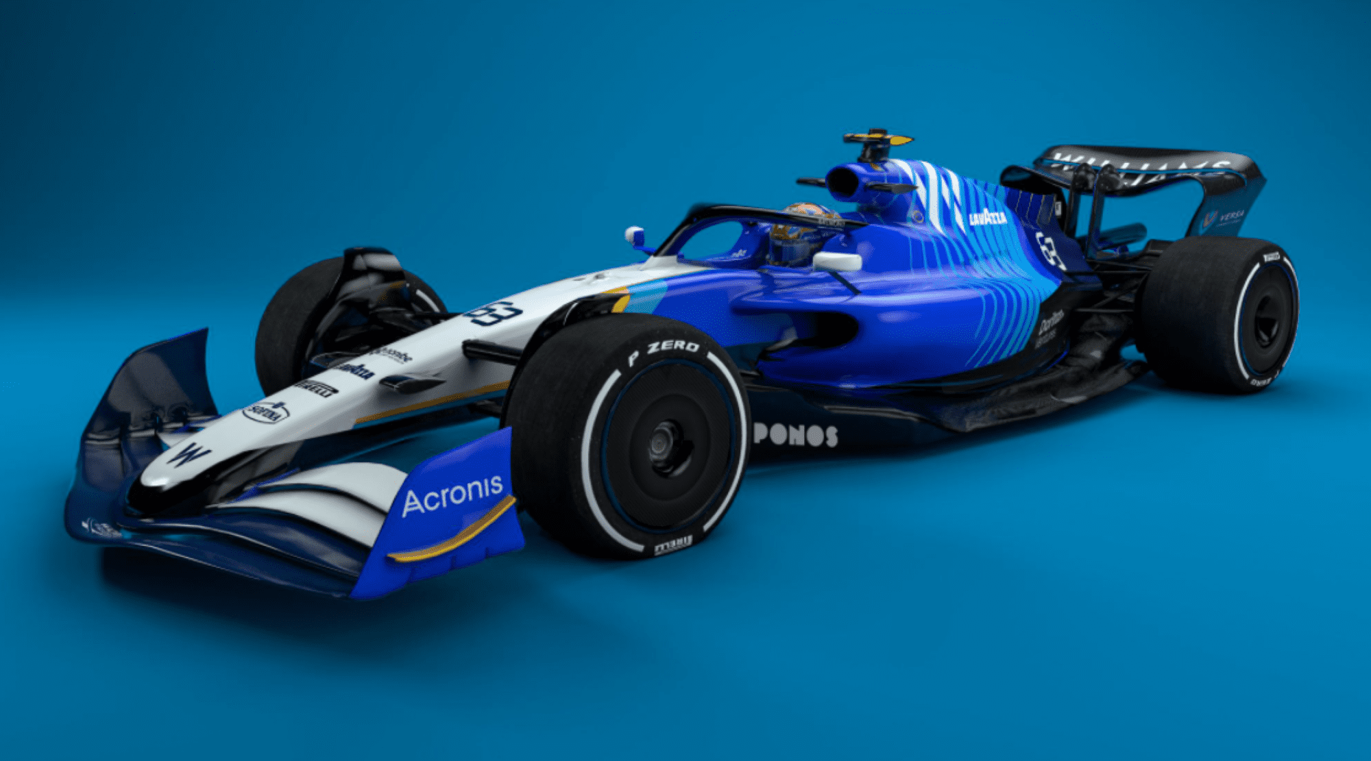 Galeria: o carro da F1 2022 com as pinturas das equipes de 2021 Williams - F1 2022