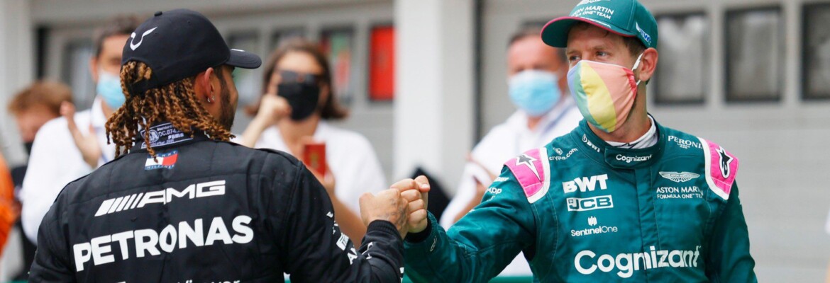 F1: Hamilton destaca a coragem de Vettel na luta contra o racismo