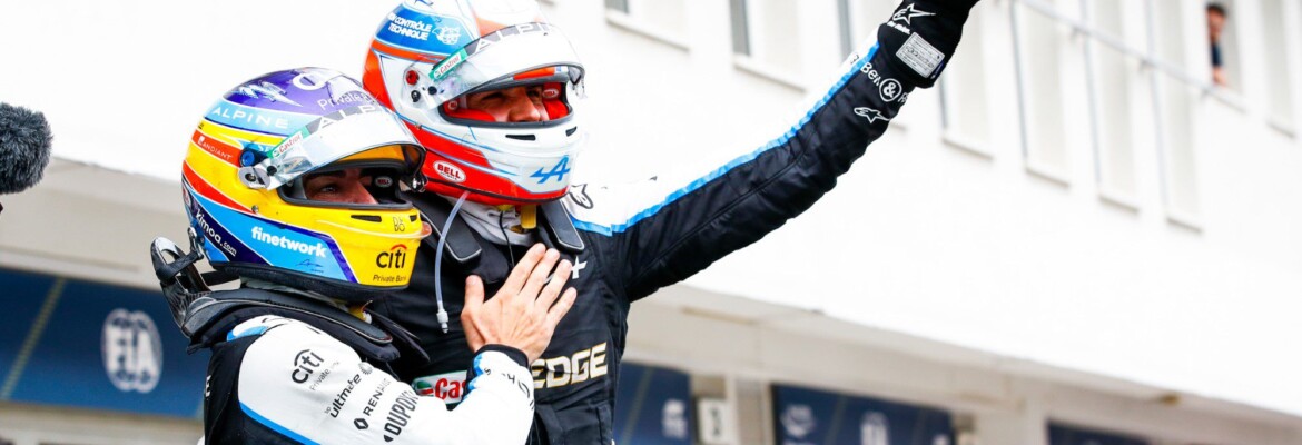 Galeria: as imagens da vitória de Ocon no GP da Hungria de F1