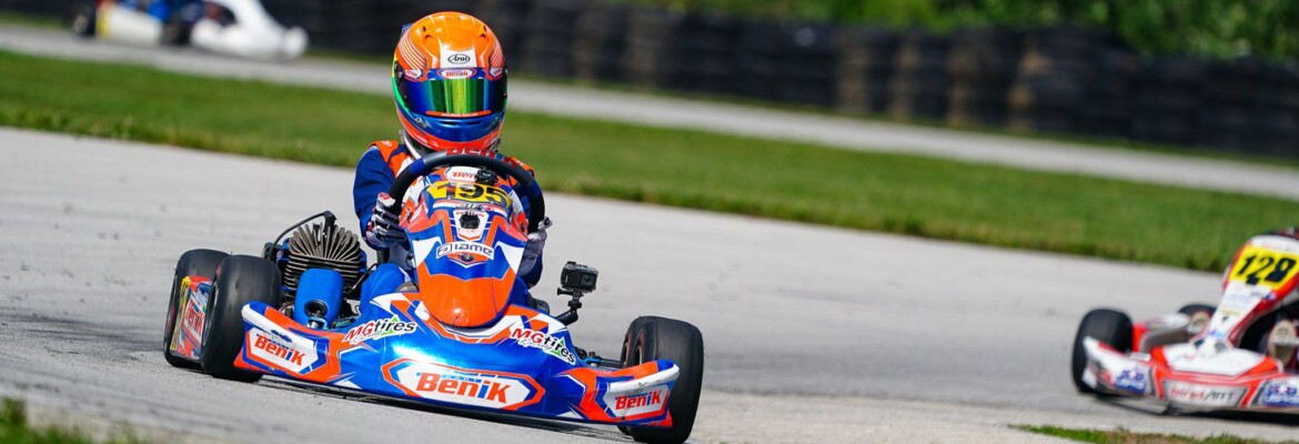 Enzo Vidmontiene vence corrida classificatória do IAME US Grand National e termina etapa no top-5