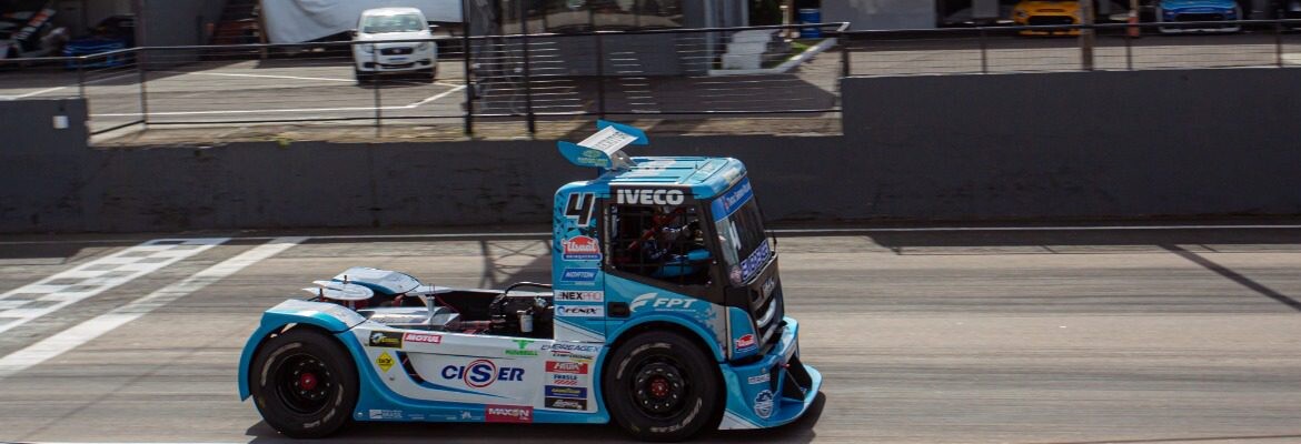 Giaffone é o mais rápido do dia na Copa Truck em Tarumã