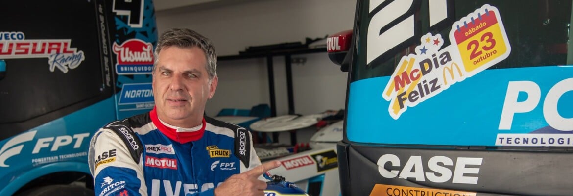 Piloto Djalma Pivetta será embaixador do Instituto Ronald McDonald na Copa Truck