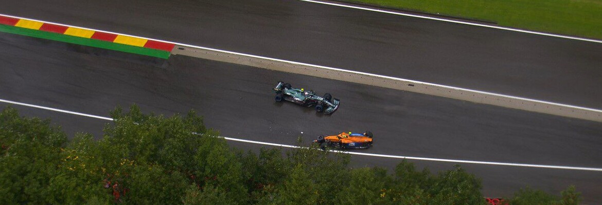 Vettel fica furioso com direção de prova após acidente de Norris no Q3 do GP da Bélgica de F1