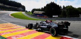 Engenheiro da Mercedes comemora sexta-feira positiva no GP da Bélgica de F1