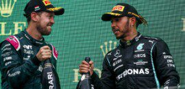 F1: Vettel compara evolução de Hamilton e Verstappen