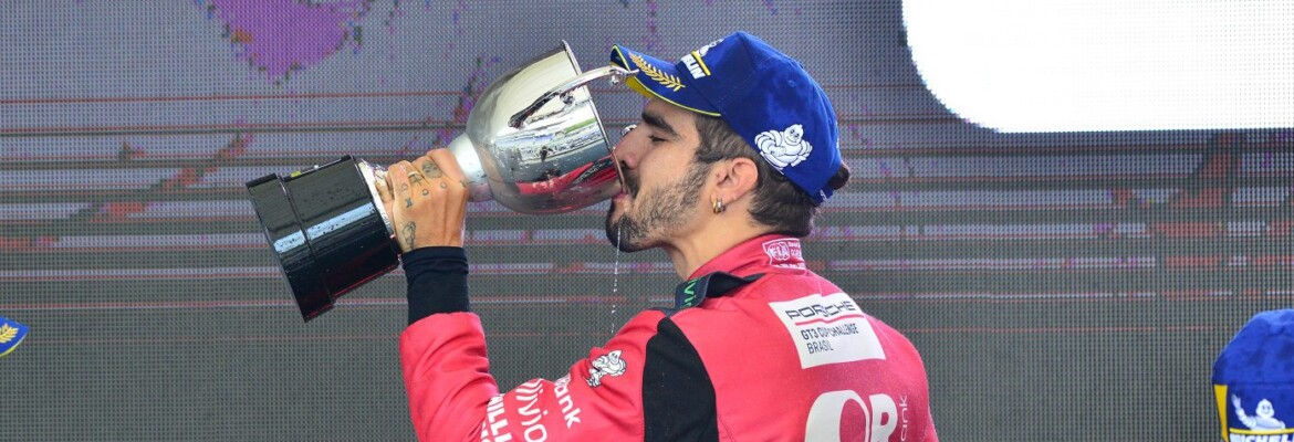 Caio Castro revela lágrimas com pódio na Porsche em Interlagos: “Muito feliz”