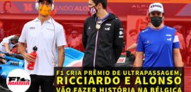 Em Dia: Ricciardo e Alonso vão fazer história no GP da Bélgica de F1