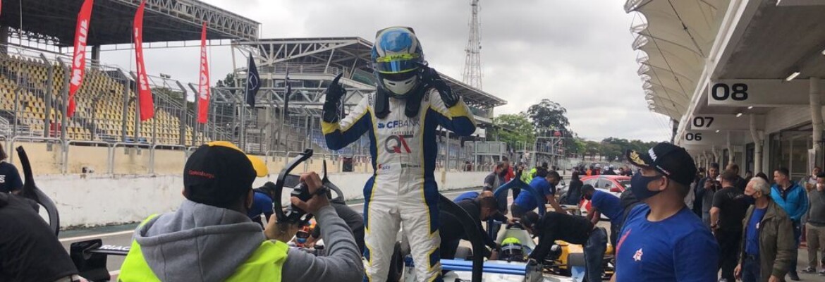 Aos 14 anos, Pedro Clerot é o mais jovem vencedor do automobilismo no Brasil após triunfo na F-Delta