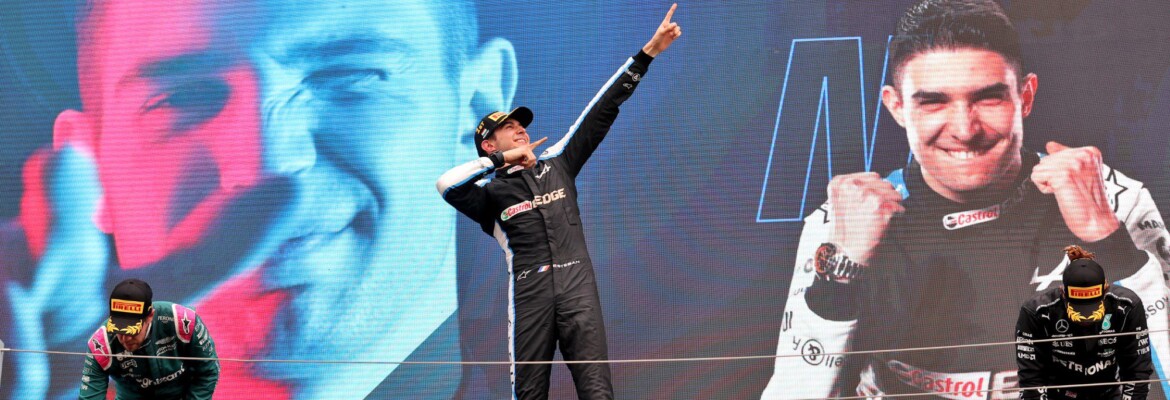 Esteban Ocon - Pódio - GP da Hungria F1 2021
