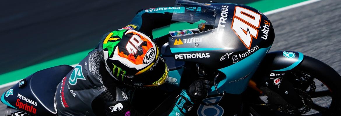 Com chuva no TL2, Darryn Binder lidera sexta da Moto3 na Áustria
