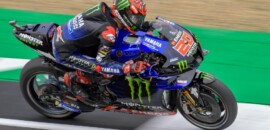 Quartararo cai, mas bate grid por 0s5 e lidera sexta-feira da MotoGP em Silverstone
