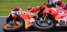 Márquez pede desculpa a Martín, que reclama: “destruiu minha prova”