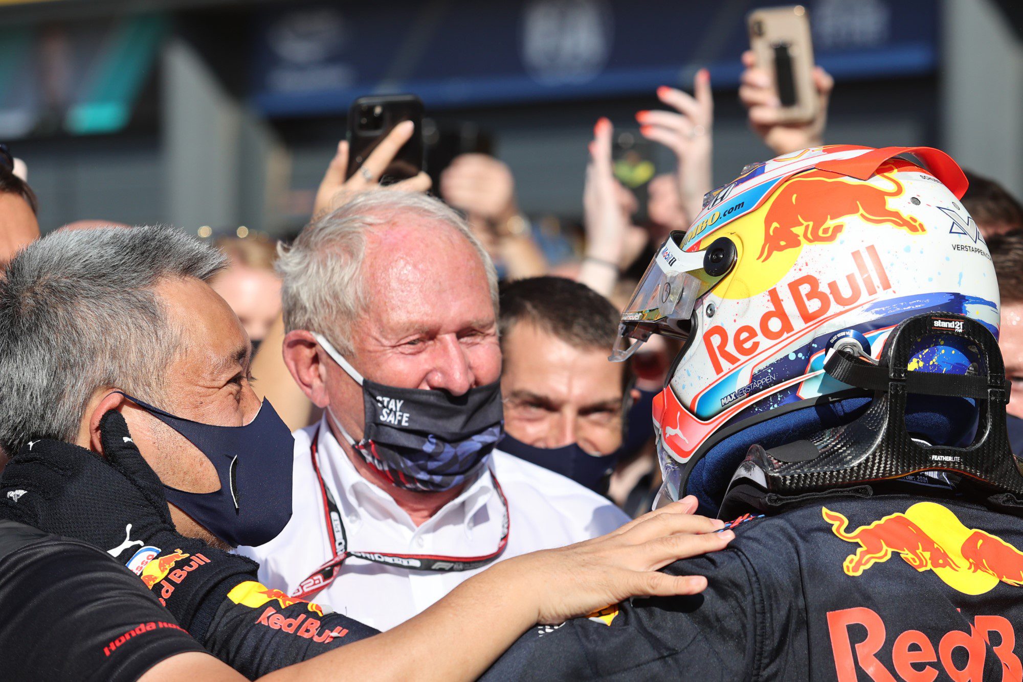 Max Verstappen e Helmut Marko, GP da Holanda, Zandvoort, Fórmula 1 2021