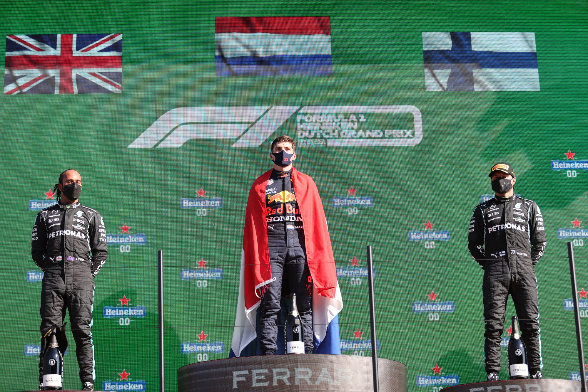 Pódio, GP da Holanda, Zandvoort, Fórmula 1 2021