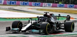 Hamilton lidera dobradinha da Mercedes no último treino para o GP da Itália de F1