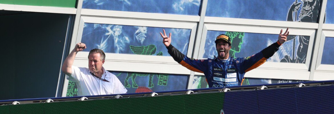 F1: Brown diz que enfrentou muitas críticas após saída de Ricciardo da McLaren