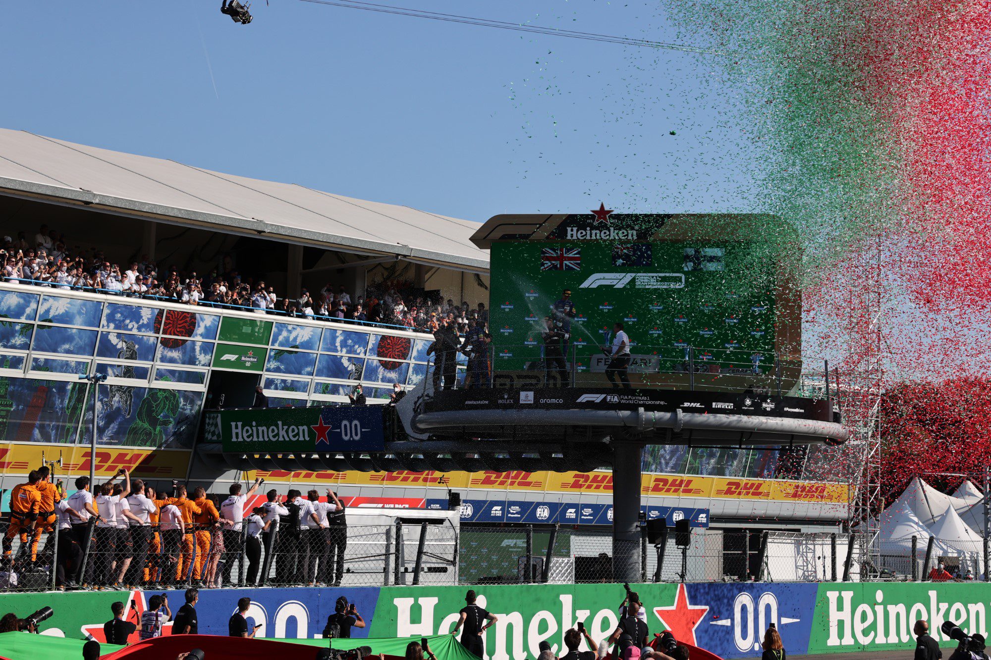 Pódio, GP da Itália, Monza, Fórmula 1 2021