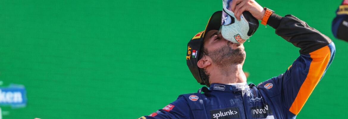 F1: Hamilton homenageia Ricciardo e brinca sobre o famoso “shoey”
