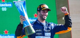 “Esse foi o cenário perfeito”, diz Ricciardo sobre a vitória e as filmagens da Netflix em Monza