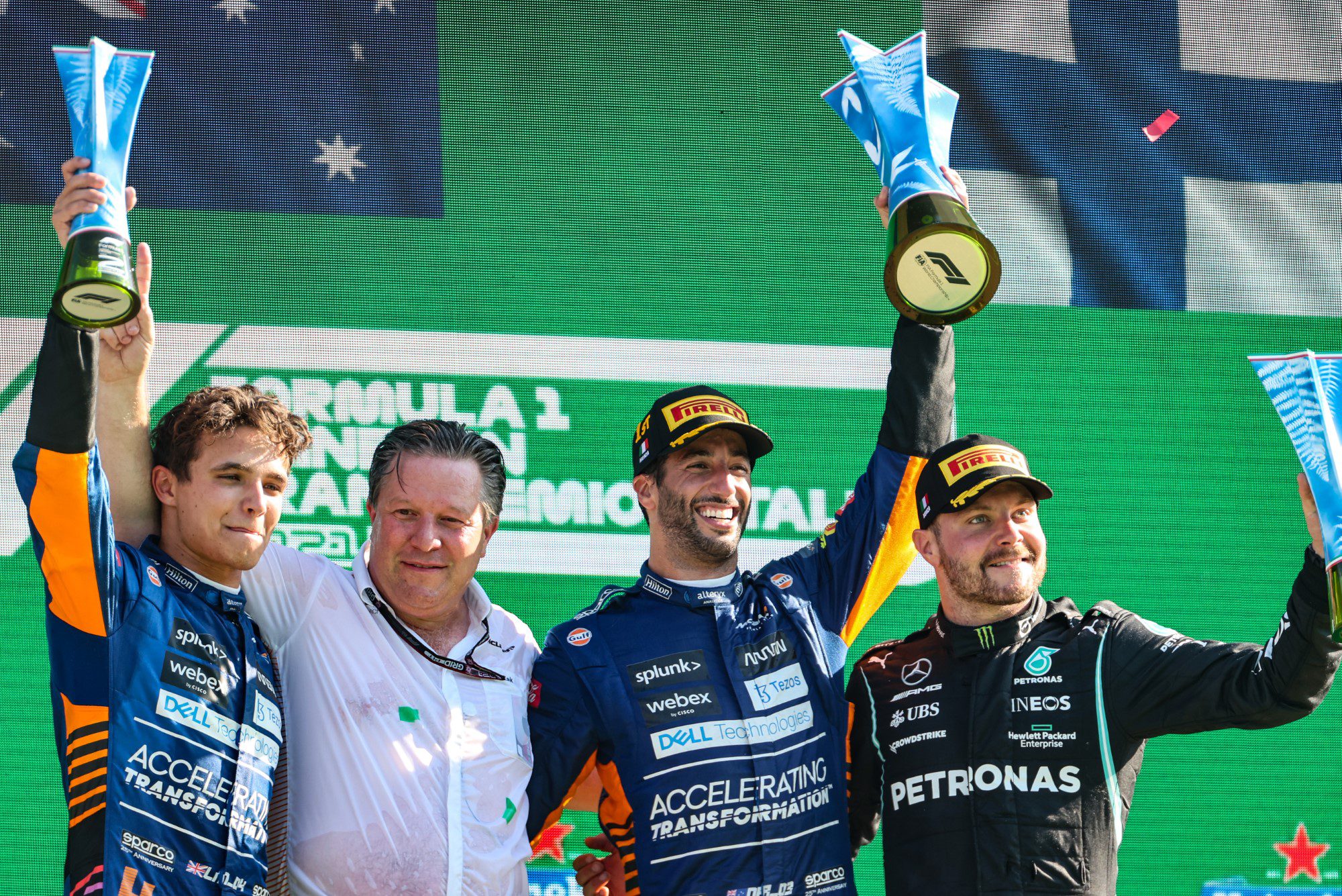 Pódio, GP da Itália, Monza, Fórmula 1 2021