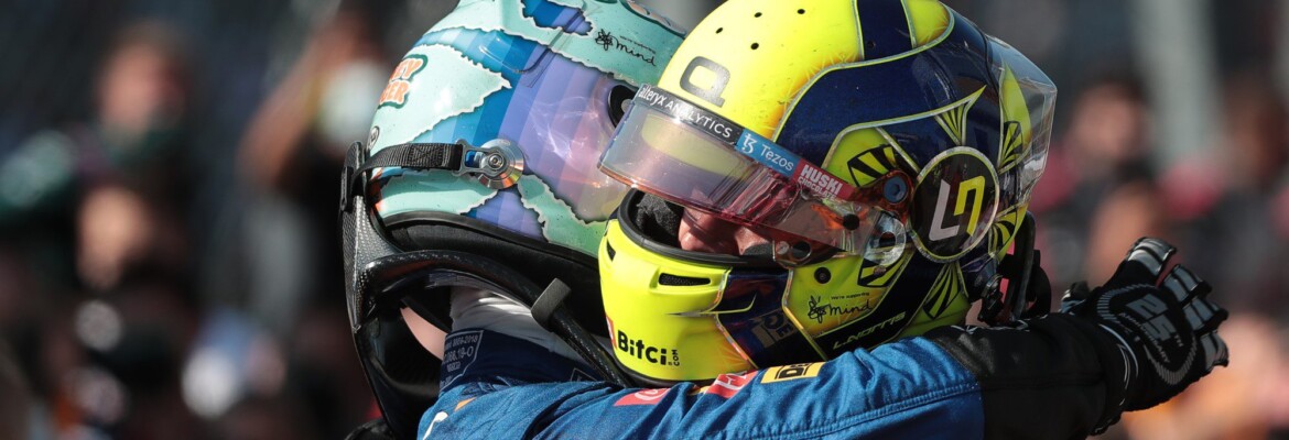 Norris disposto a ajudar Ricciardo na McLaren F1 Norris disposto a ajudar Ricciardo na McLaren F1