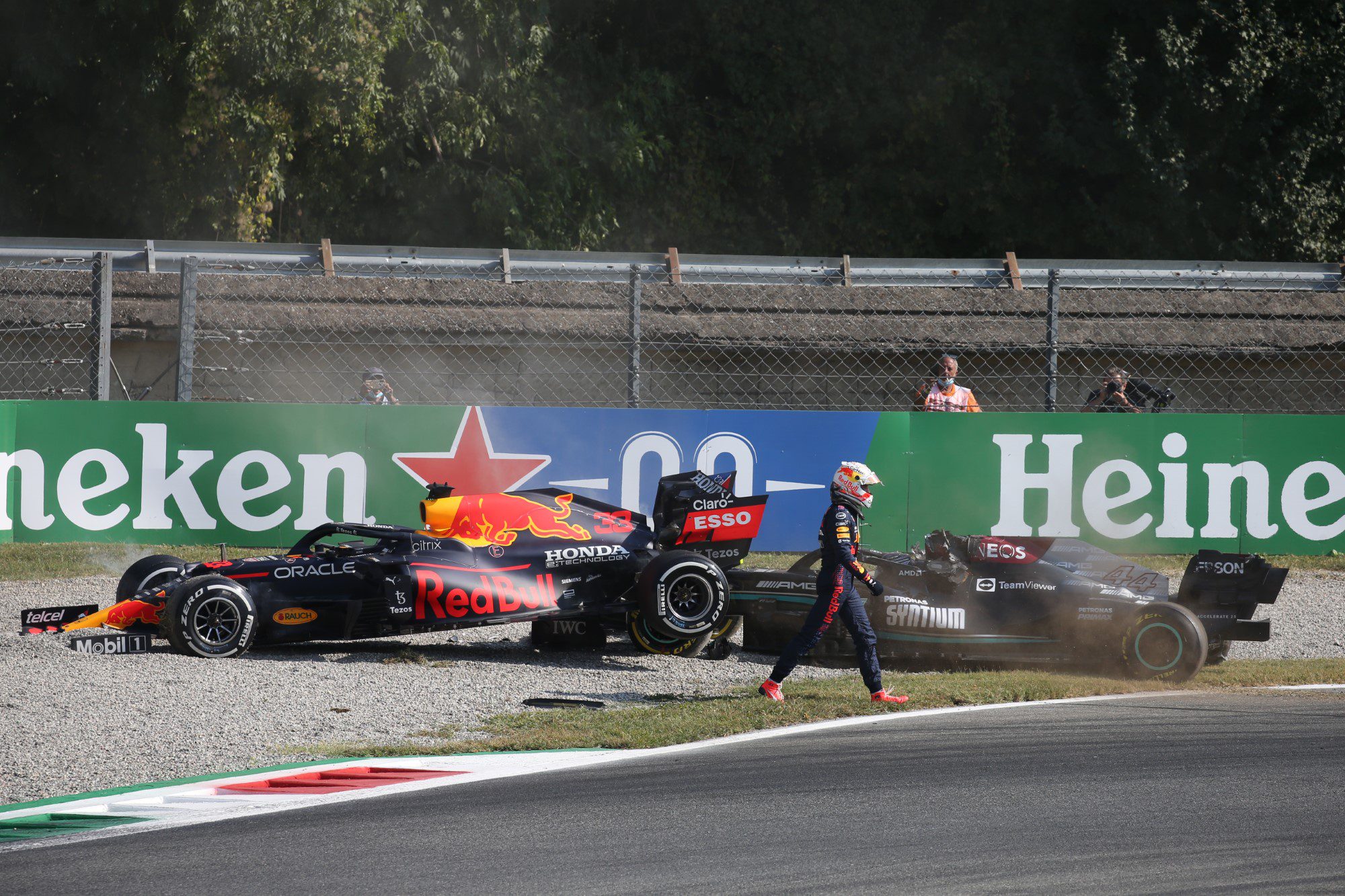 Acidente entre Max Verstappen e Lewis Hamilton, GP da Itália, Monza, Fórmula 1 2021