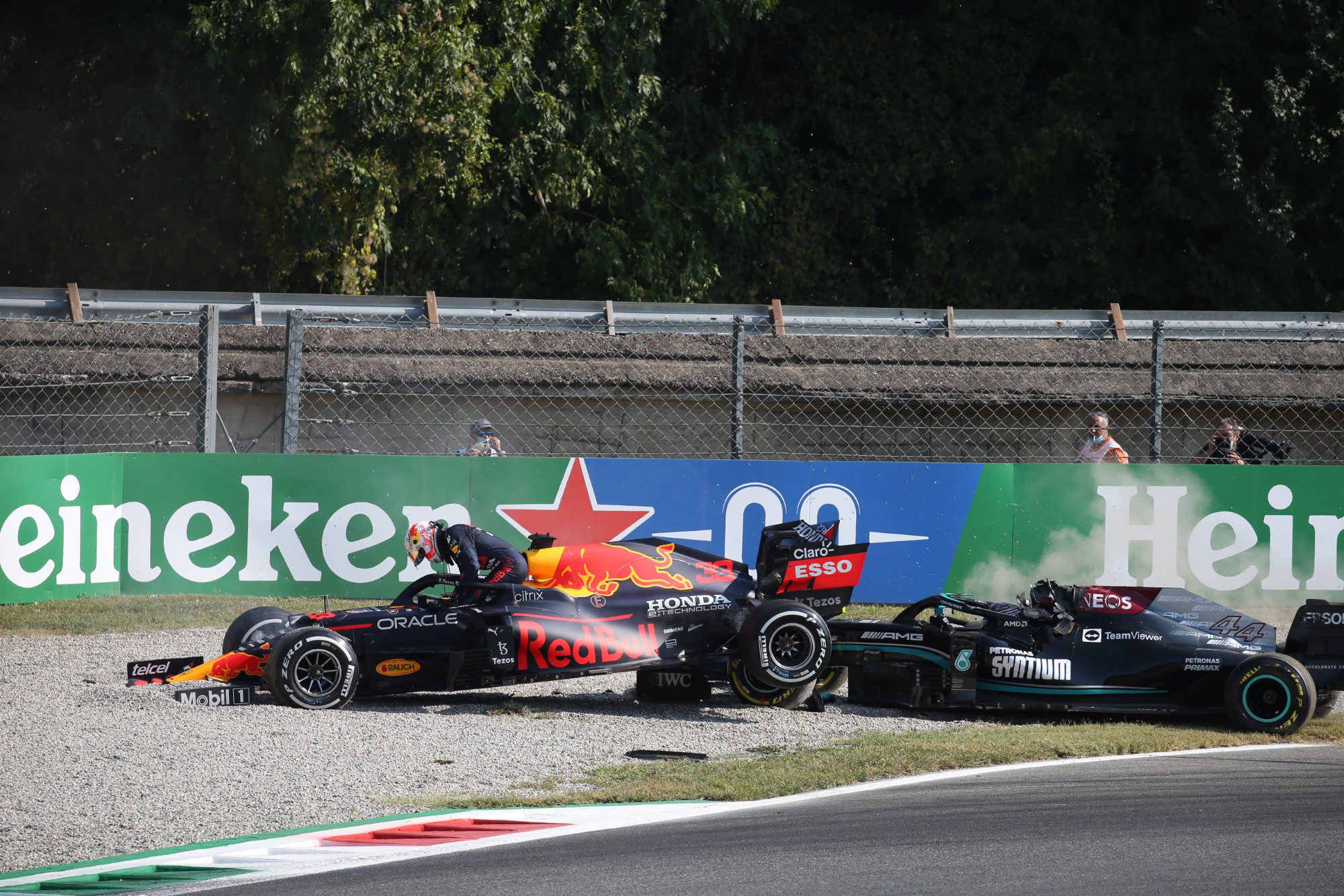 Acidente entre Max Verstappen e Lewis Hamilton, GP da Itália, Monza, Fórmula 1 2021