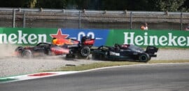 Verstappen discorda da penalidade no GP da Itália de F1