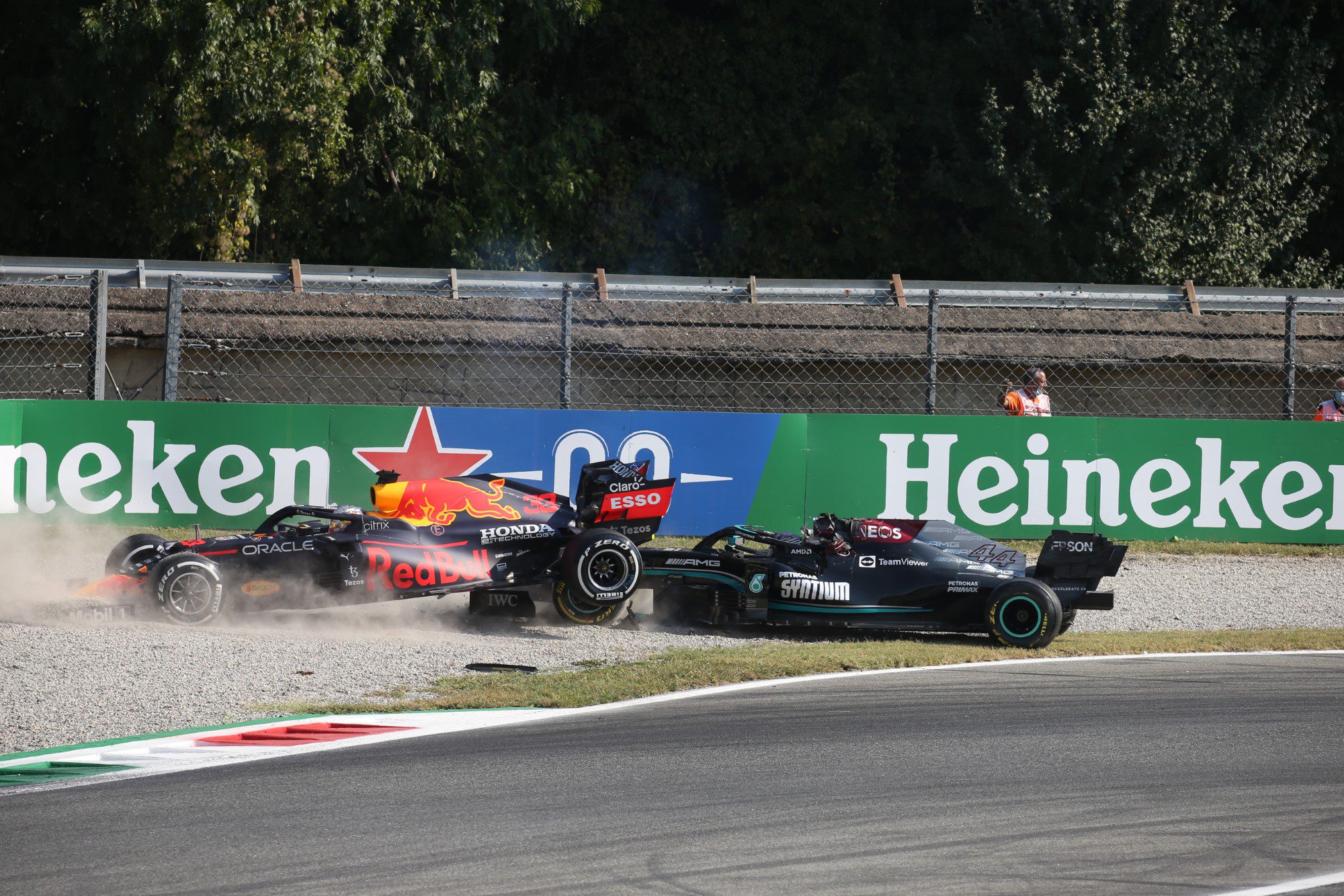 Acidente entre Max Verstappen e Lewis Hamilton, GP da Itália, Monza, Fórmula 1 2021