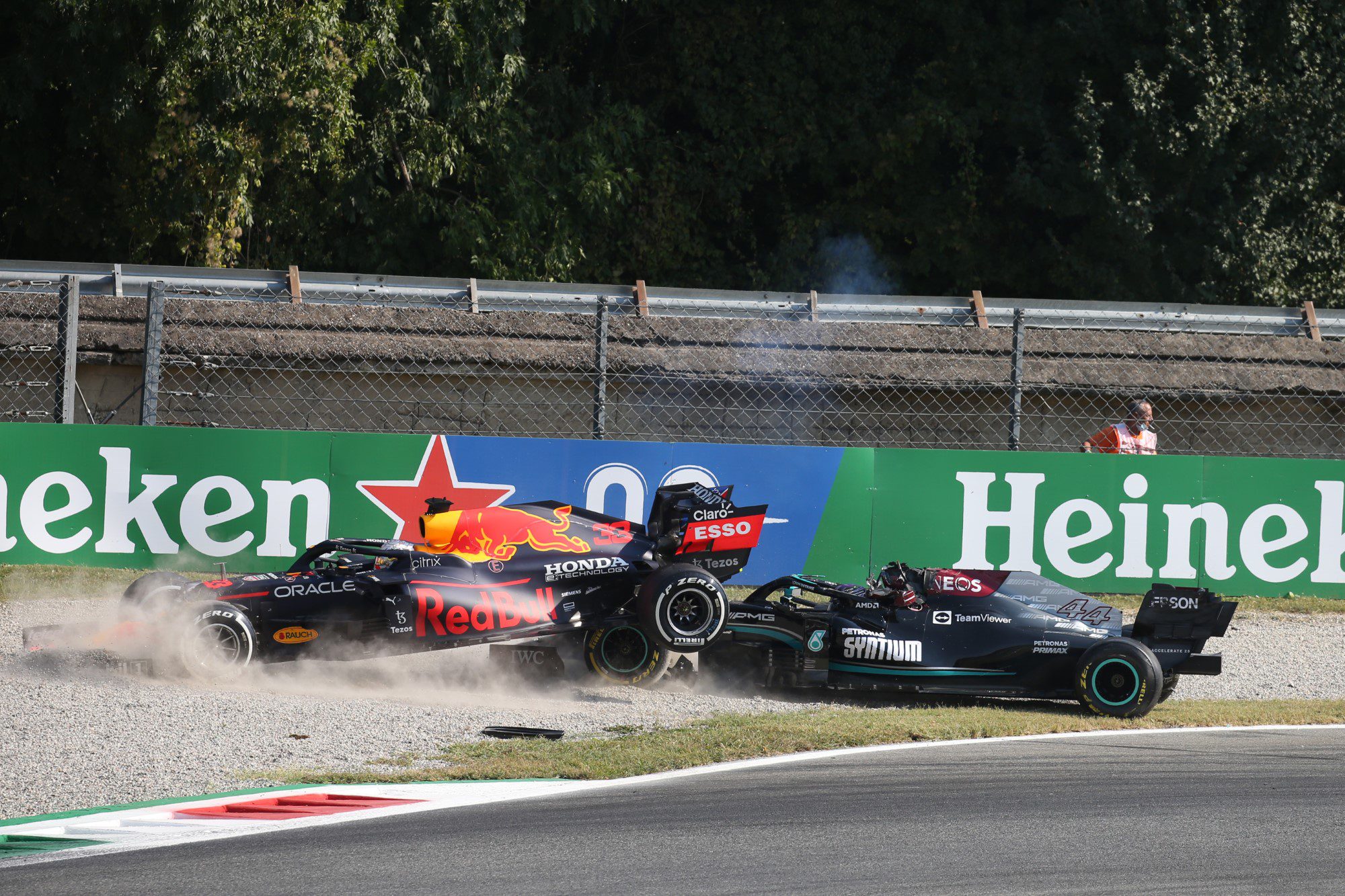Acidente entre Max Verstappen e Lewis Hamilton, GP da Itália, Monza, Fórmula 1 2021