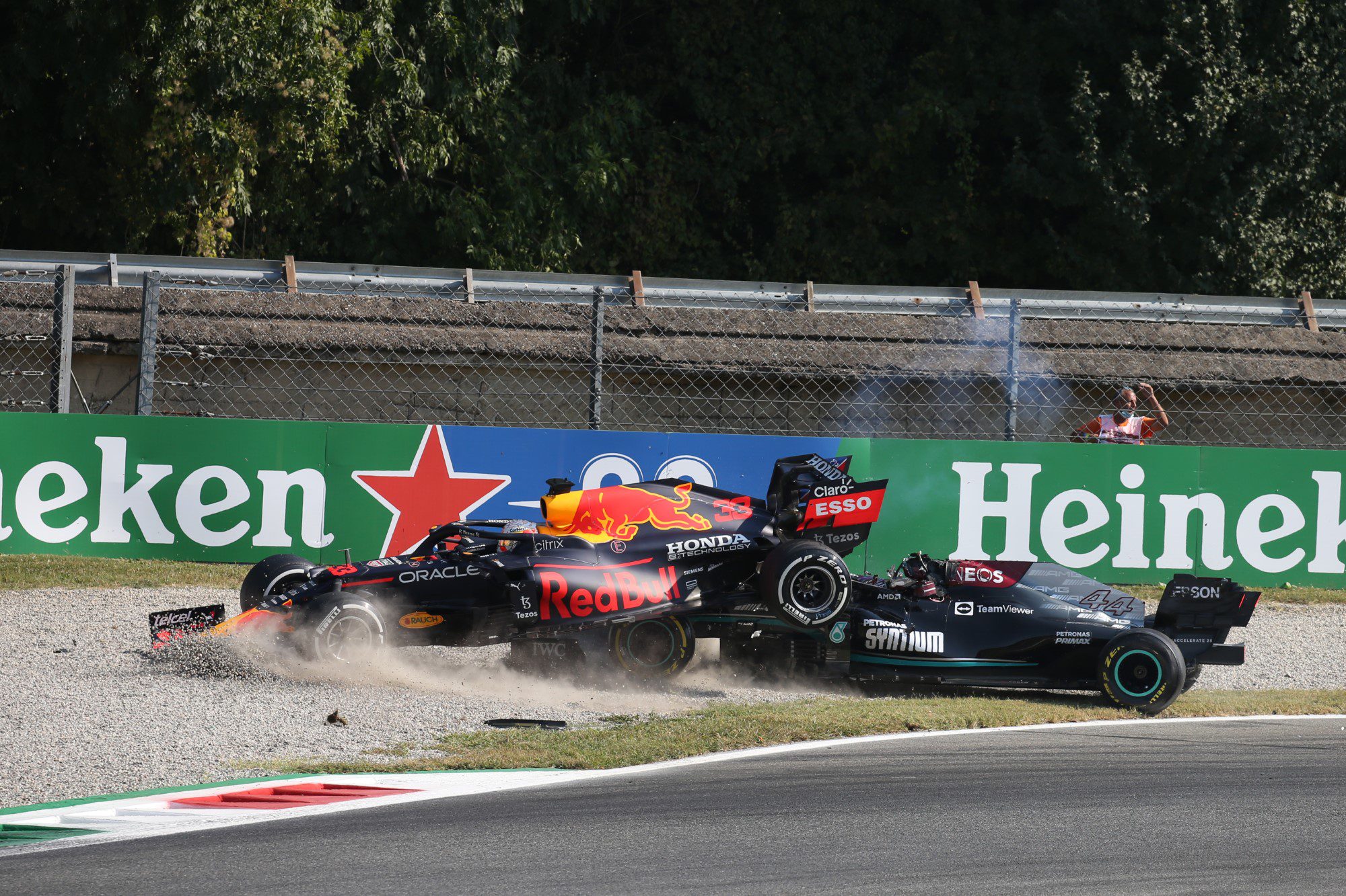 Acidente entre Max Verstappen e Lewis Hamilton, GP da Itália, Monza, Fórmula 1 2021
