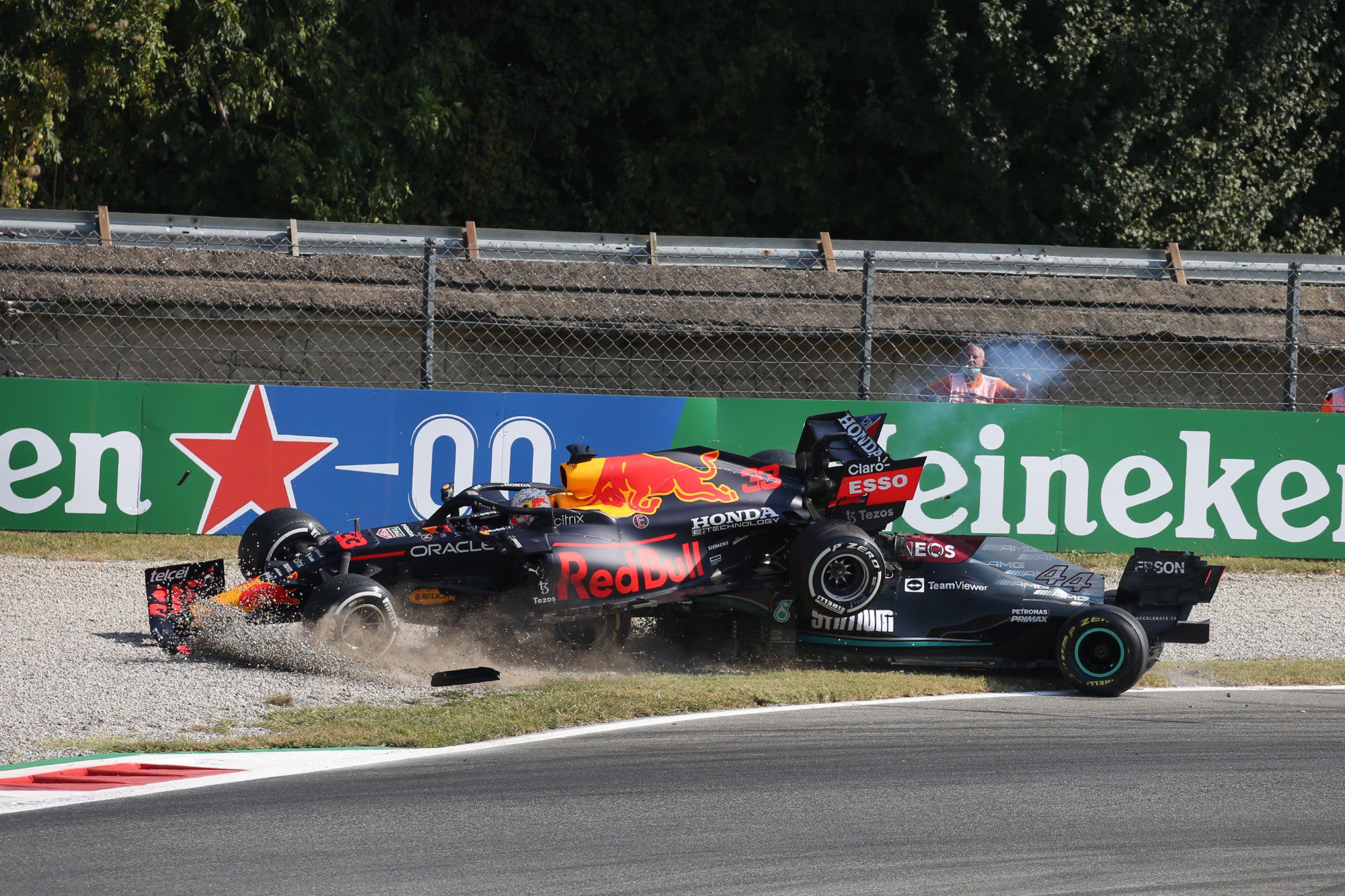 Acidente entre Max Verstappen e Lewis Hamilton, GP da Itália, Monza, Fórmula 1 2021