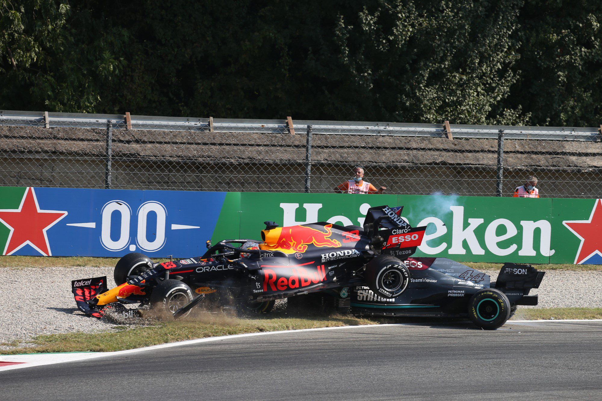 Acidente entre Max Verstappen e Lewis Hamilton, GP da Itália, Monza, Fórmula 1 2021