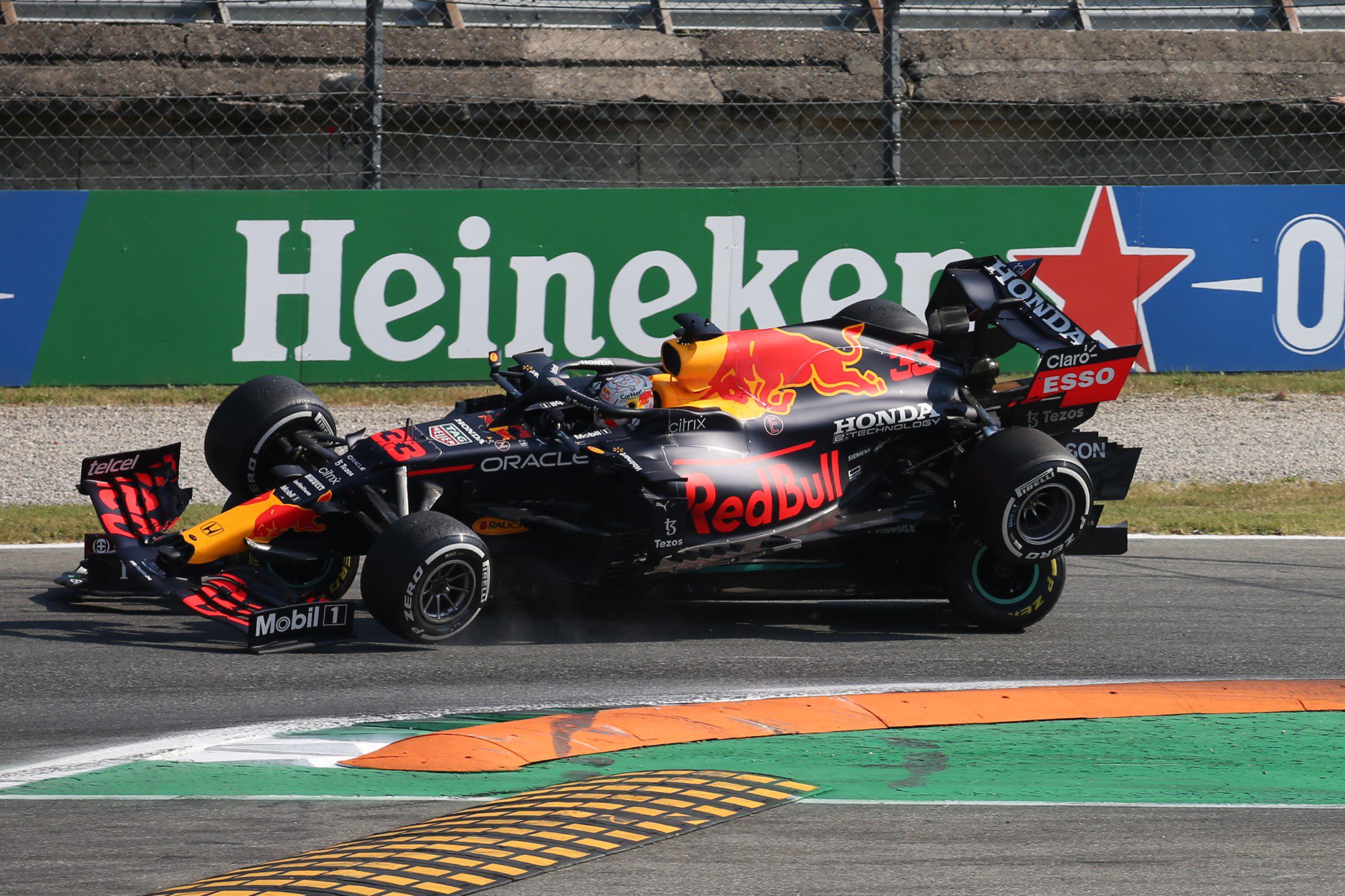 Acidente entre Max Verstappen e Lewis Hamilton, GP da Itália, Monza, Fórmula 1 2021