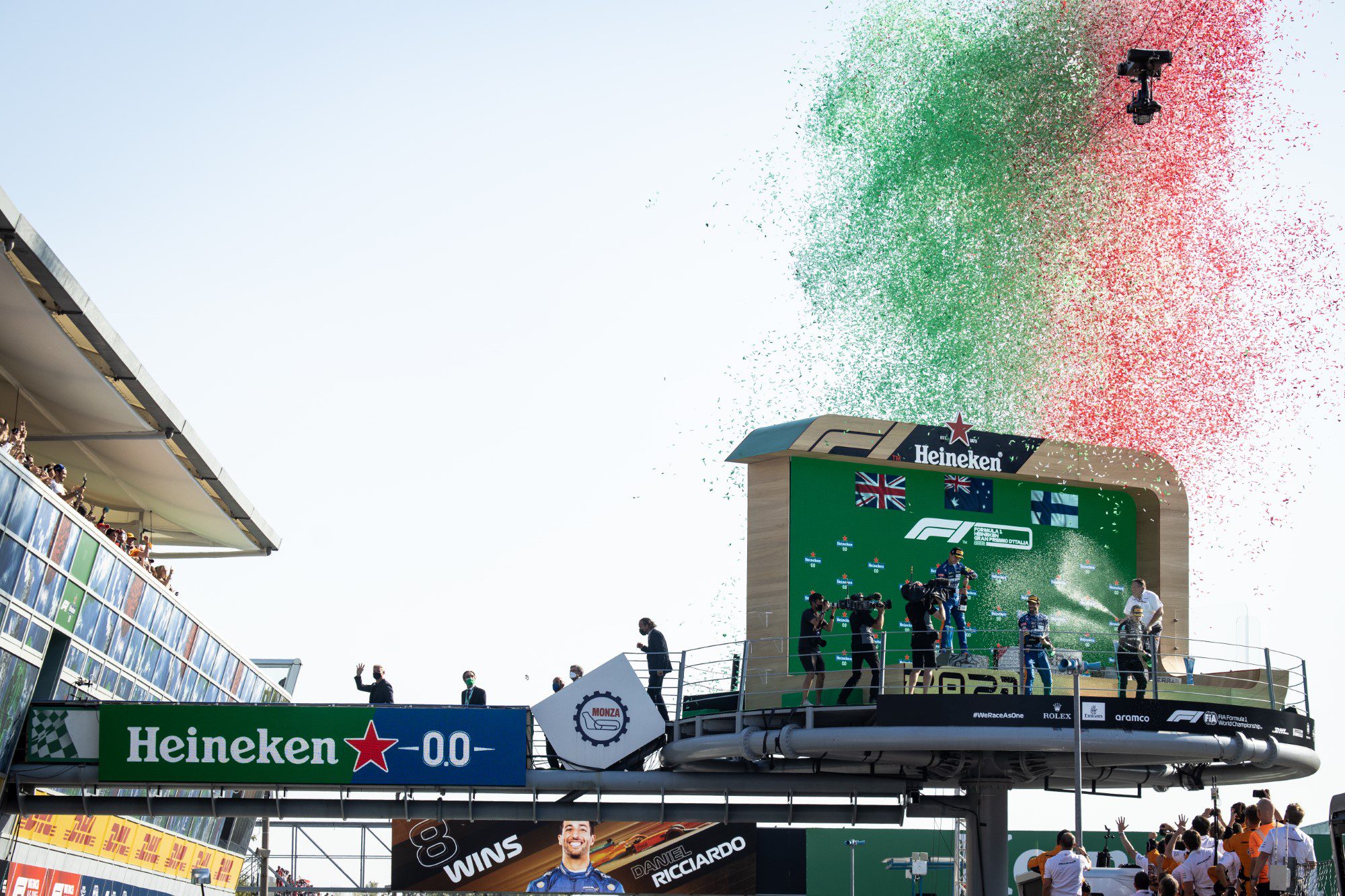 Pódio, GP da Itália, Monza, Fórmula 1 2021